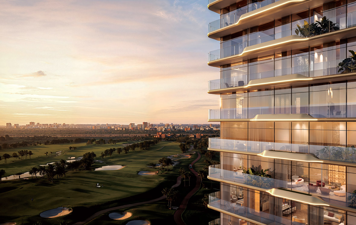 Golf-Facing Private Decks